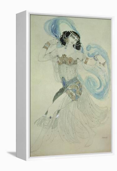 Costume Design for Salome in "Dance of the Seven Veils," 1908-Leon Bakst-Framed Premier Image Canvas