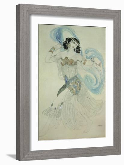 Costume Design for Salome in "Dance of the Seven Veils," 1908-Leon Bakst-Framed Giclee Print