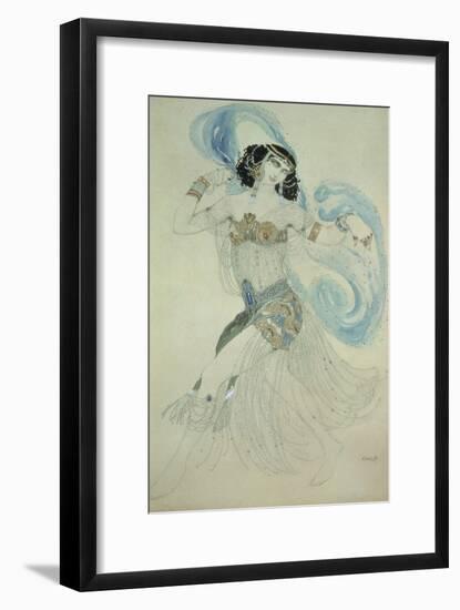 Costume Design for Salome in "Dance of the Seven Veils," 1908-Leon Bakst-Framed Giclee Print