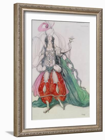Costume Design for Scheherazade: Zobeide (Jane Marnac)-Leon Bakst-Framed Giclee Print