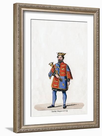 Costume Design for Shakespeare's Play, Henry VIII, 19th Century-null-Framed Giclee Print