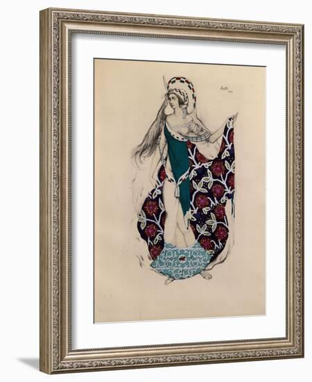 Costume Design for the Ballet Artémis Troublée by Paul Paray, 1922-Léon Bakst-Framed Giclee Print