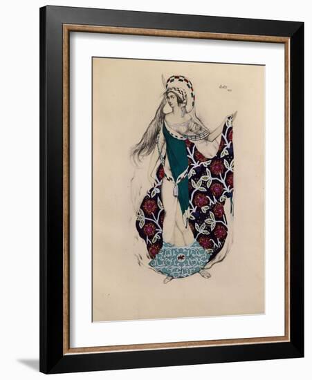 Costume Design for the Ballet Artémis Troublée by Paul Paray, 1922-Léon Bakst-Framed Giclee Print