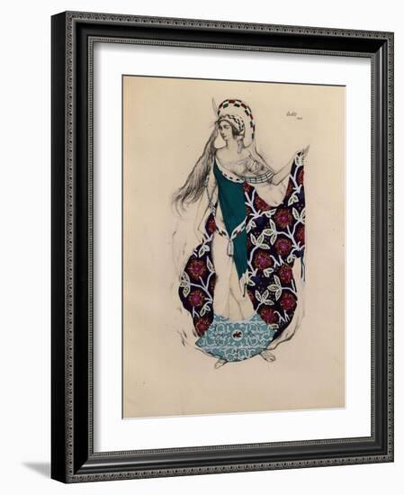 Costume Design for the Ballet Artémis Troublée by Paul Paray, 1922-Léon Bakst-Framed Giclee Print