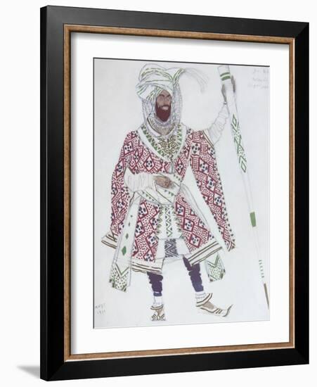 Costume Design for the Ballet Blue God, 1912-Léon Bakst-Framed Giclee Print