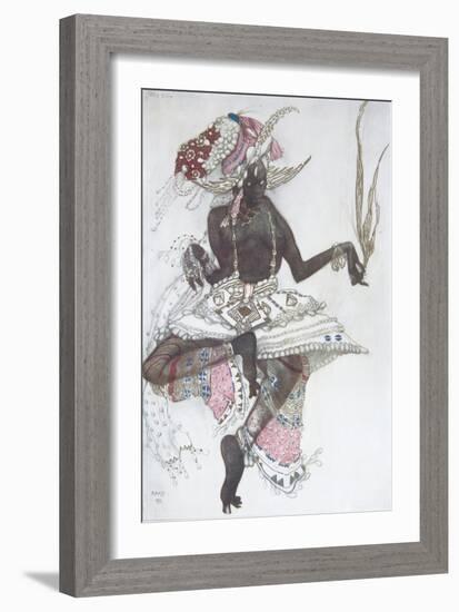 Costume Design for the Ballet Blue God, 1912-Léon Bakst-Framed Giclee Print