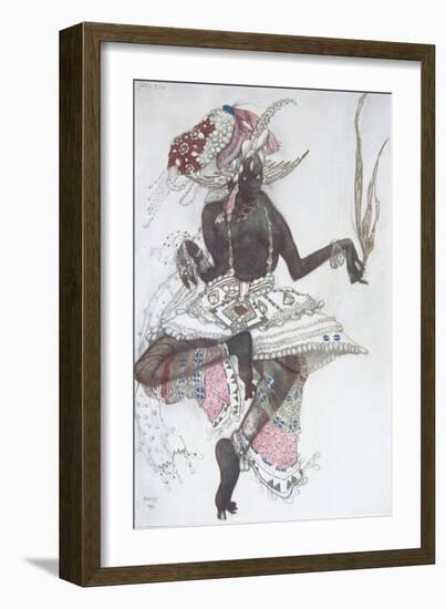 Costume Design for the Ballet Blue God, 1912-Léon Bakst-Framed Giclee Print