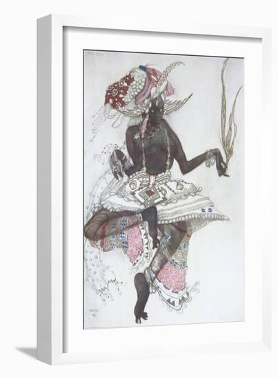 Costume Design for the Ballet Blue God, 1912-Léon Bakst-Framed Giclee Print