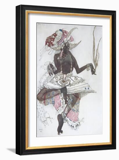 Costume Design for the Ballet Blue God, 1912-Léon Bakst-Framed Giclee Print