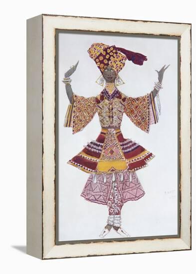 Costume Design for the Ballet Blue God, 1912-Léon Bakst-Framed Premier Image Canvas