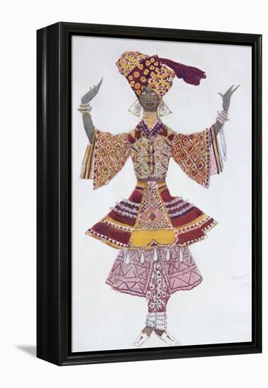 Costume Design for the Ballet Blue God, 1912-Léon Bakst-Framed Premier Image Canvas