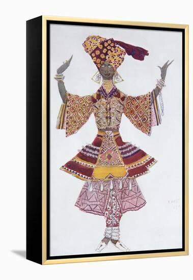 Costume Design for the Ballet Blue God, 1912-Léon Bakst-Framed Premier Image Canvas