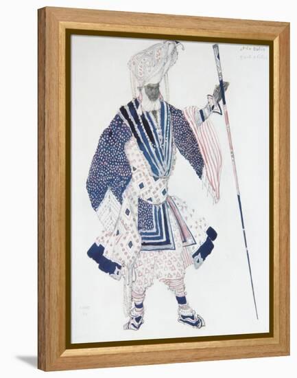 Costume Design for the Ballet Blue God, 1912-Léon Bakst-Framed Premier Image Canvas