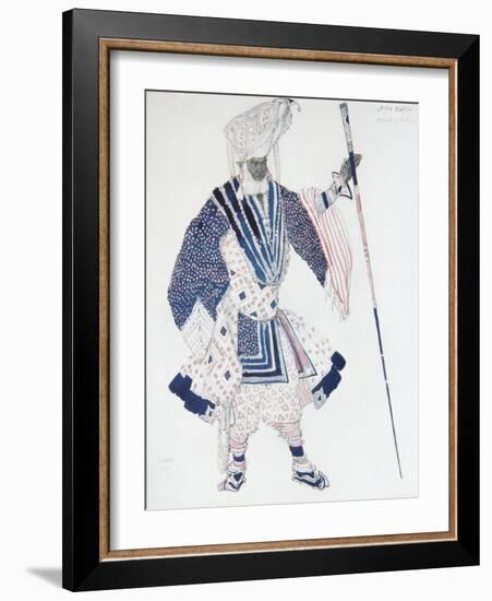 Costume Design for the Ballet Blue God, 1912-Léon Bakst-Framed Giclee Print