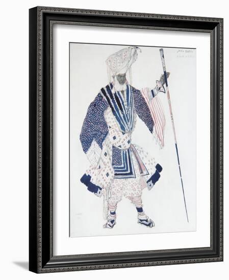 Costume Design for the Ballet Blue God, 1912-Léon Bakst-Framed Giclee Print