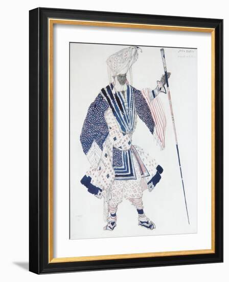 Costume Design for the Ballet Blue God, 1912-Léon Bakst-Framed Giclee Print