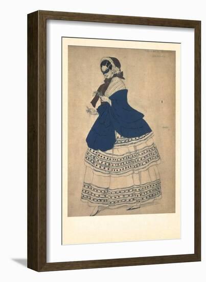 Costume Design for the Ballet Carnaval, 1910-Léon Bakst-Framed Giclee Print