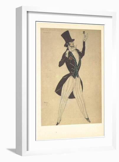 Costume Design for the Ballet Carnaval, 1910-Léon Bakst-Framed Giclee Print