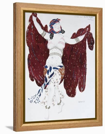 Costume Design for the Ballet Cléopatre, 1909-Léon Bakst-Framed Premier Image Canvas