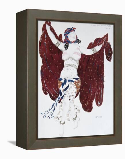 Costume Design for the Ballet Cléopatre, 1909-Léon Bakst-Framed Premier Image Canvas