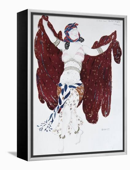 Costume Design for the Ballet Cléopatre, 1909-Léon Bakst-Framed Premier Image Canvas