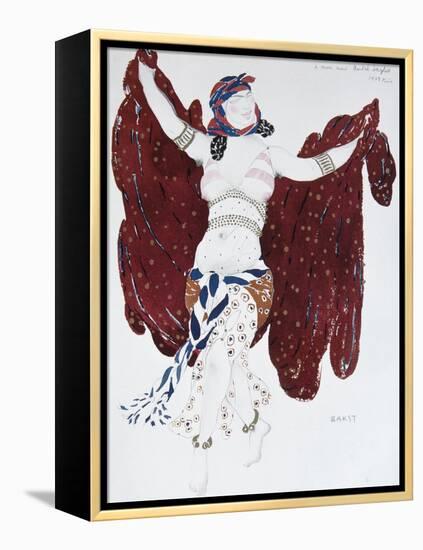 Costume Design for the Ballet Cléopatre, 1909-Léon Bakst-Framed Premier Image Canvas