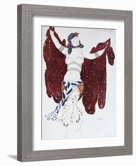 Costume Design for the Ballet Cléopatre, 1909-Léon Bakst-Framed Giclee Print