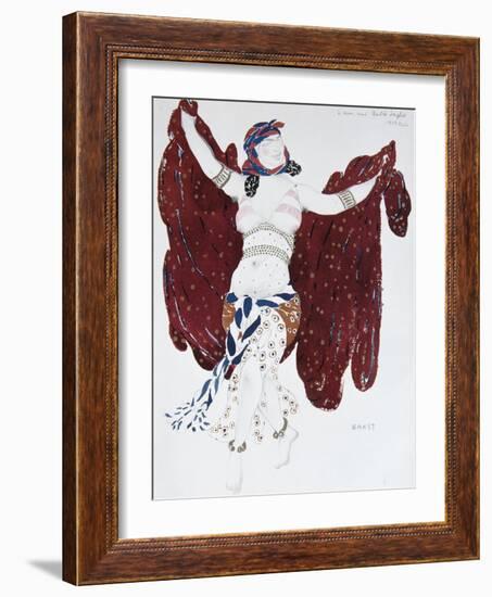 Costume Design for the Ballet Cléopatre, 1909-Léon Bakst-Framed Giclee Print