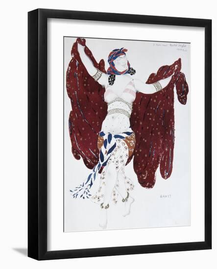 Costume Design for the Ballet Cléopatre, 1909-Léon Bakst-Framed Giclee Print