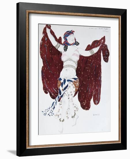 Costume Design for the Ballet Cléopatre, 1909-Léon Bakst-Framed Giclee Print