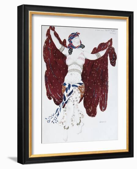 Costume Design for the Ballet Cléopatre, 1909-Léon Bakst-Framed Giclee Print