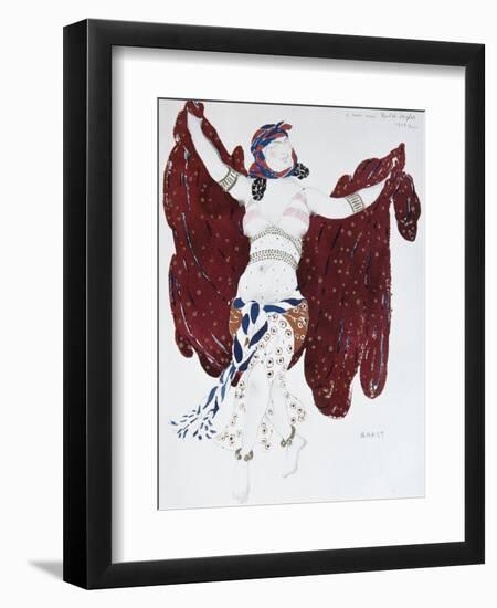 Costume Design for the Ballet Cléopatre, 1909-Léon Bakst-Framed Giclee Print