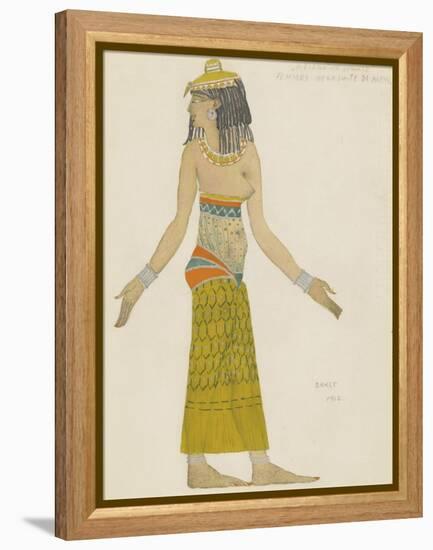 Costume Design for the Ballet Hélène De Sparte by E. Verhaeren and D. De Séverac-Léon Bakst-Framed Premier Image Canvas