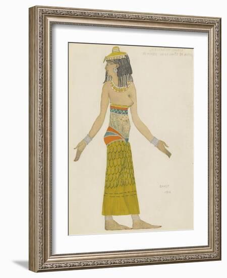 Costume Design for the Ballet Hélène De Sparte by E. Verhaeren and D. De Séverac-Léon Bakst-Framed Giclee Print