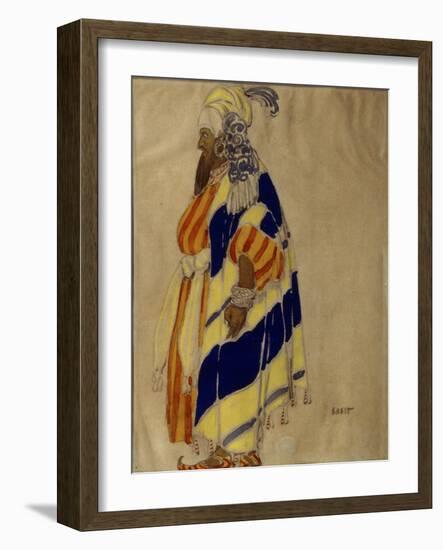 Costume Design for the Ballet 'Islamey' by Mily Balakirev (Tempera on Paper)-Leon Bakst-Framed Giclee Print