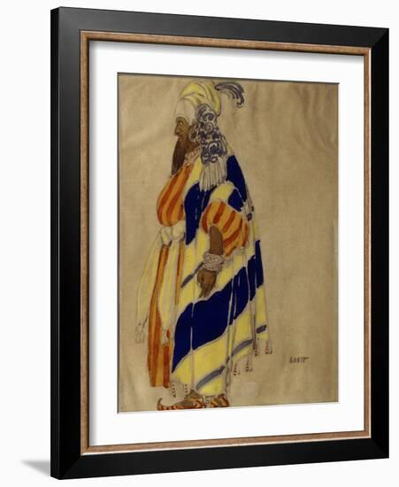 Costume Design for the Ballet 'Islamey' by Mily Balakirev (Tempera on Paper)-Leon Bakst-Framed Giclee Print