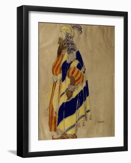 Costume Design for the Ballet 'Islamey' by Mily Balakirev (Tempera on Paper)-Leon Bakst-Framed Giclee Print