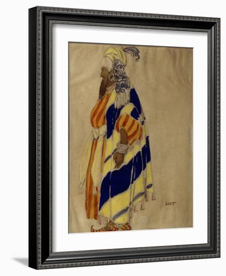 Costume Design for the Ballet 'Islamey' by Mily Balakirev (Tempera on Paper)-Leon Bakst-Framed Giclee Print