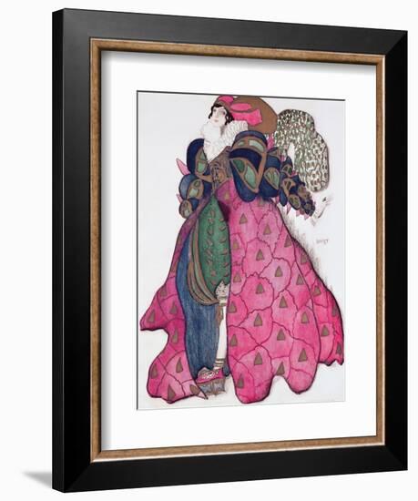 Costume Design for the Ballet 'La Legende de Joseph', 1914-Leon Bakst-Framed Giclee Print