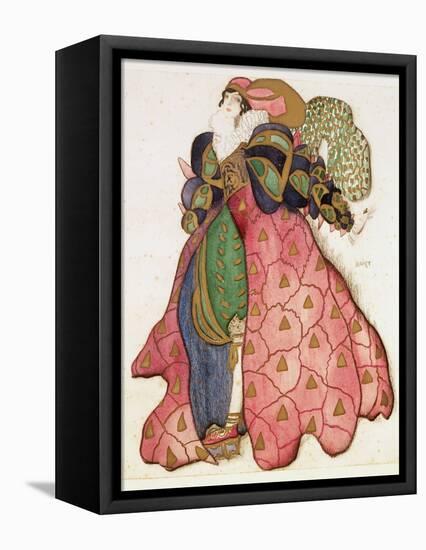 Costume Design for the Ballet 'La Legende de Joseph', 1914-Leon Bakst-Framed Premier Image Canvas