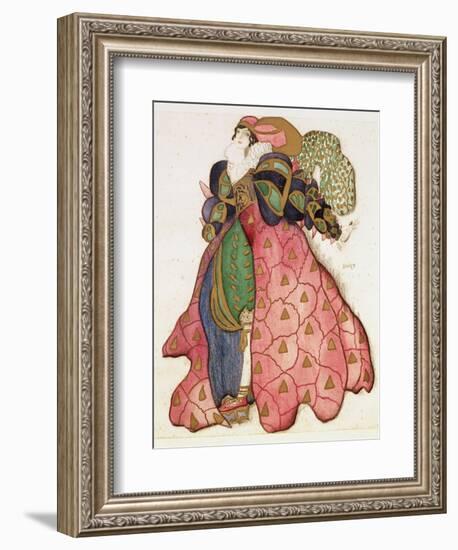 Costume Design for the Ballet 'La Legende de Joseph', 1914-Leon Bakst-Framed Giclee Print