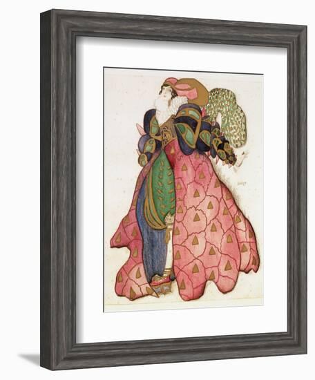 Costume Design for the Ballet 'La Legende de Joseph', 1914-Leon Bakst-Framed Giclee Print