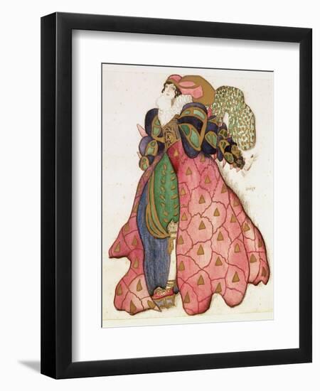 Costume Design for the Ballet 'La Legende de Joseph', 1914-Leon Bakst-Framed Giclee Print