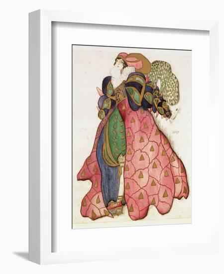 Costume Design for the Ballet 'La Legende de Joseph', 1914-Leon Bakst-Framed Giclee Print