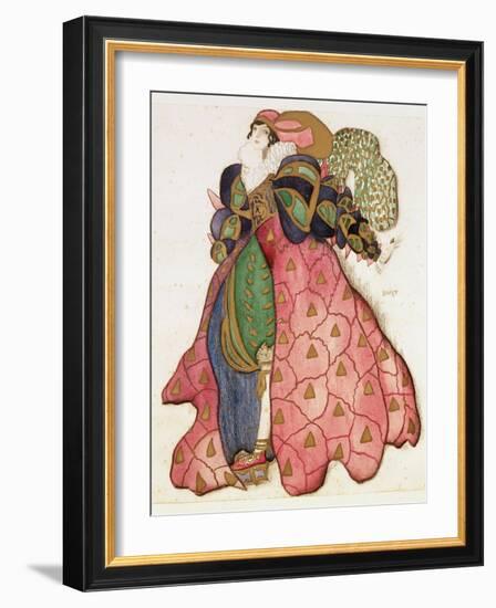 Costume Design for the Ballet 'La Legende de Joseph', 1914-Leon Bakst-Framed Giclee Print