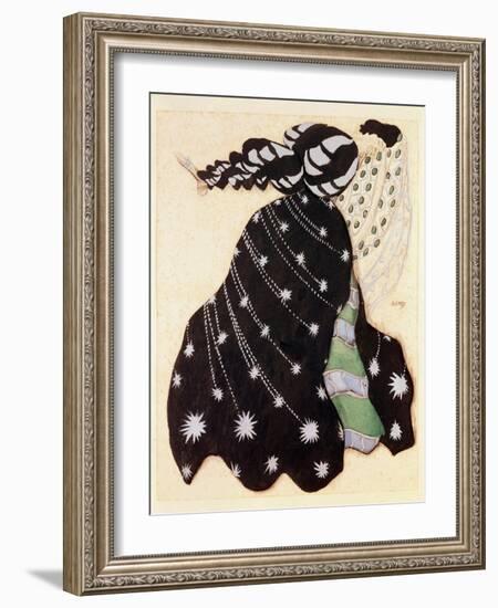 Costume Design for the Ballet 'La Legende de Joseph', 1914-Leon Bakst-Framed Giclee Print