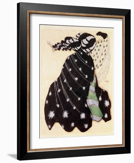 Costume Design for the Ballet 'La Legende de Joseph', 1914-Leon Bakst-Framed Giclee Print