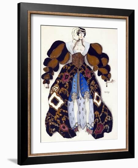 Costume Design for the Ballet  La Legende De Joseph  by R. Strauss - Bakst, Leon (1866-1924) - 1914-Leon Bakst-Framed Giclee Print