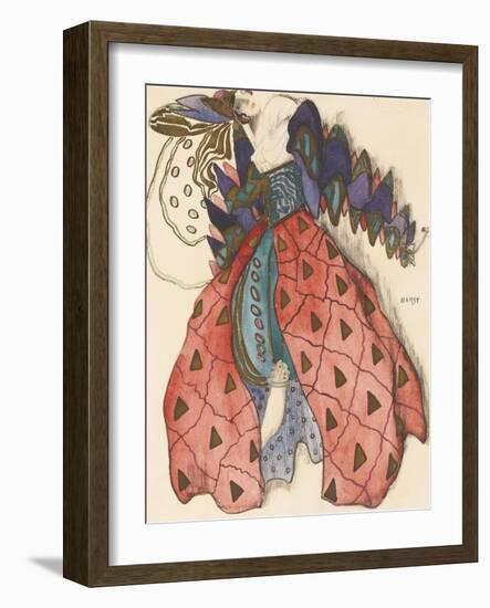 Costume Design for the Ballet La Légende De Joseph-Léon Bakst-Framed Giclee Print