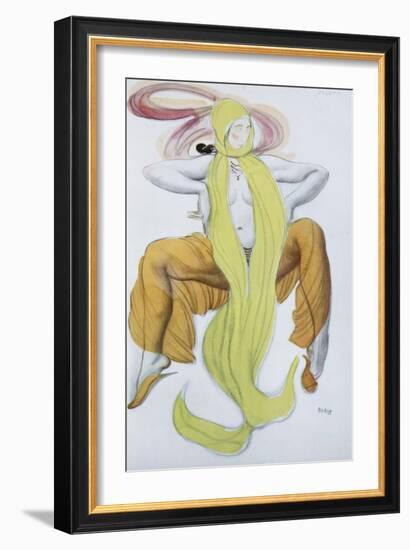 Costume Design for the Ballet La Légende De Joseph-Léon Bakst-Framed Giclee Print